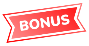 Red bonus banner